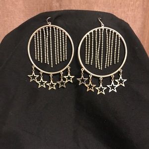 🎉HP🎉Seeing stars hoop earrings
